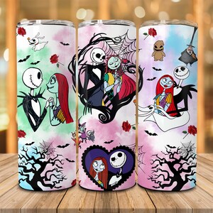 Acuarela San Valentín 20oz vaso flaco, dibujos animados San Valentín pareja vaso png, feliz día de San Valentín vaso envoltura png, terror San Valentín png