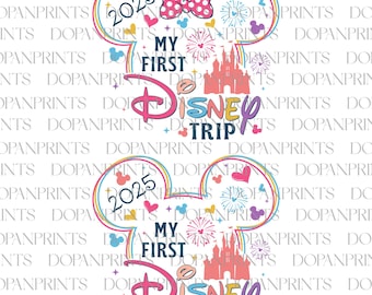 Bundle My First Family Trip 2025 Svg, Retro Mouse Head Svg, Family Vacation Svg, Magical Kingdom Png, Vacay Mode, Best Day Ever Svg