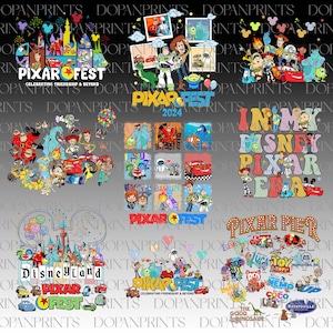 Bundle 9+ Family Trip 2025 Png, Friendship Png, Family Vacation Png, Magical Kingdom Png, Vacay Mode Png, Cartoon Character PNG Sublimation
