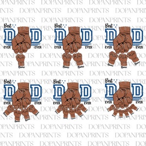 Personalisierter Bester Vater aller Zeiten SVG, Papa Hand Faust Bump SVG, glücklicher Vatertag SVG, Faust Bump Set SVG, Papas Hand SVG, Geschenk für Papa