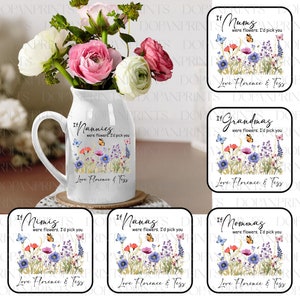 Bundle Custom Wenn Omas Blumen waren, würde ich Sie Png auswählen, Muttertag Png, Mama Blume Png, Oma Geschenk, Mama Blumenhemd Design Sublimation