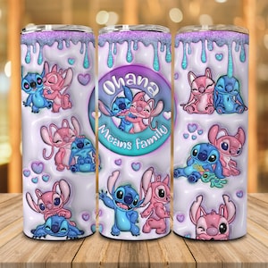 3D nadmuchany Happy Valentine Day 20oz Tumbler Wrap, 3D Puffy Glitter Faux Sequin Valentine Tumbler, Cartoon Valentine 20oz Skinny Tumbler Png