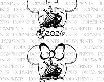 Bundle Cruise Trip 2026 Svg, Cruise Vacation Svg, Family Trip 2026 Svg, Family Vacation, Vacay Mode, Magical Kingdom, Family Cruise Trip Svg