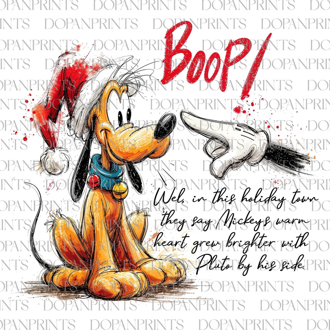 Boop Mouse Boop Mouse and Friends Christmas Png, Merry Christmas Png, Cute Cartoon ...