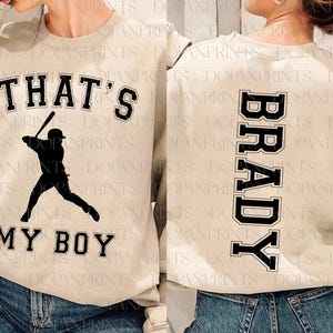 Custom Baseball Svg, That&#39;s My Boy Svg, Baseball Mom Svg, Baseball Mama Svg, Mother&#39;s Day, Mama Game Day Svg, Baseball Shirt, Gift For Mom