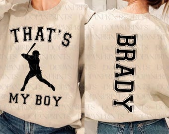 Custom Baseball Svg, That's My Boy Svg, Baseball Mom Svg, Baseball Mama Svg, Mother's Day, Mama Game Day Svg, Baseball Shirt, Gift For Mom