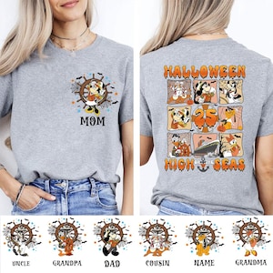 Custom Cruise Halloween Png Bundle, Halloween On The High Seas Png, Family Cruise Trip 2025, Mouse and Friends Halloween, Mouse Not So Scary