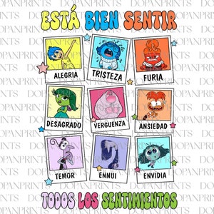 Está Bien Sentir Todos Los Sentimientos Png, Cartoon Emotions Friends, Mental Health, Speech Therapy, Para BCBA ABA, Therapist Psychologist