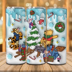 3D Aufgeblasen Weihnachten 20 Unzen Skinny Becher Png, Weihnachten 20 Unzen Becher Wrap, Weihnachten Urlaub Png, Weihnachtsmütze Png, Weihnachten Cartoon Becher
