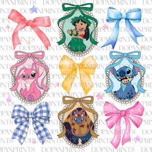 Coquette Magical Mirror Bow Digital, Family Trip 2025 Png, Family Vacation Png, Cartoon PNG Clipart, Funny Cartoon Friends PNG Sublimation