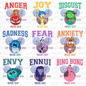 Paquete Dibujos Animados Emociones Amigos Diseño, Salud Mental Png, Para BCBA ABA, Terapia del Habla Png, Psicólogo Terapeuta, Viaje Familiar 2024 Png