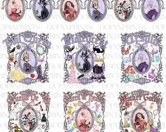 Paquete de arco de espejo mágico de dibujos animados PNG, princesa villana coqueta PNG, vacaciones familiares PNG, viaje familiar, arco de coqueta villana de acuarela PNG