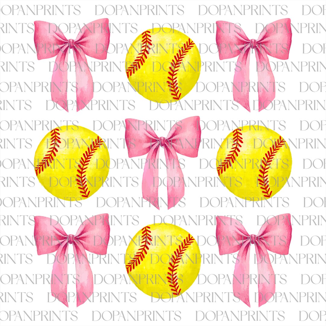 Softball Kokette Png, Kokette Bögen Png, Softball Png, Rosa Softball ...