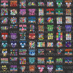 Bundle 70+ Es ist in Ordnung, alle Gefühle zu fühlen, psychische Gesundheit Png, Cartoon Emotionen Freunde Png, Para BCBA ABA, Therapeut Psychologe Png