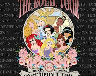 Retro Princess Tour Png, Family Trip 2024 Png, Princess Characters Png, Magical Kingdom, Girl Trip Png, Family Vacation Png, Best Day Ever