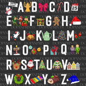 Alfabeto navideño para maestros de la A a la Z (Png), Navidad para maestros (Png), Regreso a clases (Png), Escuela navideña (Png), Vida docente (Png), Educación (Png)