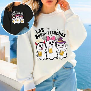Boo Halloween Svg, Latino halloween, Funny Boujee Ghost Shirt, Mexican Ghost Halloween Png, Spanish Halloween, Drunk Ghost, Spooky Season