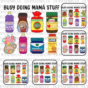 Pacote de Topo de Mamãe Multipack Svg PNG, Ocupada Fazendo Coisas de Mamãe Svg, Mãe Retrô Svg, Feliz Dia das Mães, Gif para Mamãe, Fácil de Usar, Arquivo Cricut