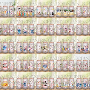 Bundle 25+ Easters Cartoon 16oz Libbey Can Glass Png, Happy Easter Png, Easter Coffee Love Tumbler, Easter Bunny 16oz Glass Can Tumbler Wrap
