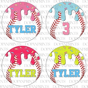 Personalisiertes Baseball Eis Drip Png Bundle, Sport Eis Drip Png, Baseball Mama Drip, Baseball Mama tropfender Png, Spieltag Baseball