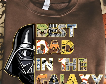 El mejor papá de la galaxia PNG, Papá de dibujos animados PNG, Diseño de camiseta de humor para adultos, Amante de papá PNG, Día del padre PNG, Vida de papá divertida, Regalo para papá primerizo