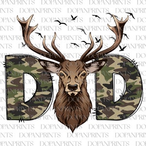 Jagd Papa Png, glücklicher Vatertag Png, Hirsch Jagdsaison Png, Jäger Papa Shirt, Jagd Sublimation, Hirsch Papa Png, Geschenk für Opa