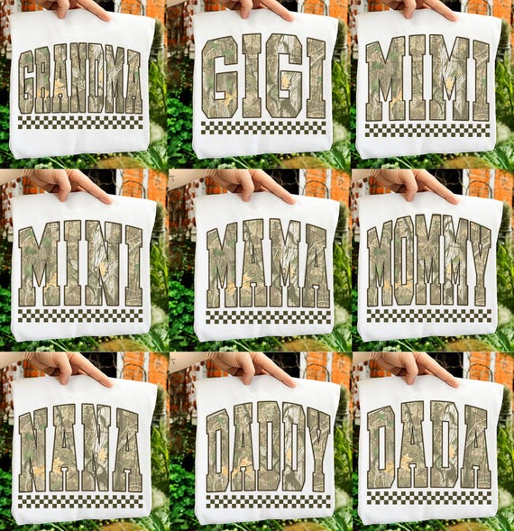 Vintage Hunting Mama Camo Bundle PNG, Retro Western Checkered Mama Png, Trendy Camo Cozy Season Shirt Design,Mom Deer Hunting Camouflage Png