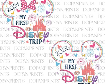 Bundle My First Family Trip 2024 Svg, Retro Mouse Head Svg, Family Vacation Svg, Magical Kingdom Png, Vacay Mode, Best Day Ever Svg