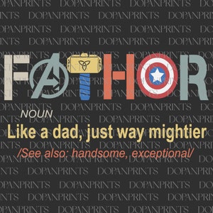 Fathor Svg, Noun Like A Dad, Just Way Mightier, Super Fathor Svg, Vaderdag Svg, Humor Daddy Svg, Dad Jokes, Dad Life Svg, cadeau voor papa