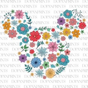 Flower and Garden Festival, Epcot Festival Png, Flower Mouse Head Png, Magical Kingdom, Family Vacation Png, Vacay Mode,Family Trip 2024 Png