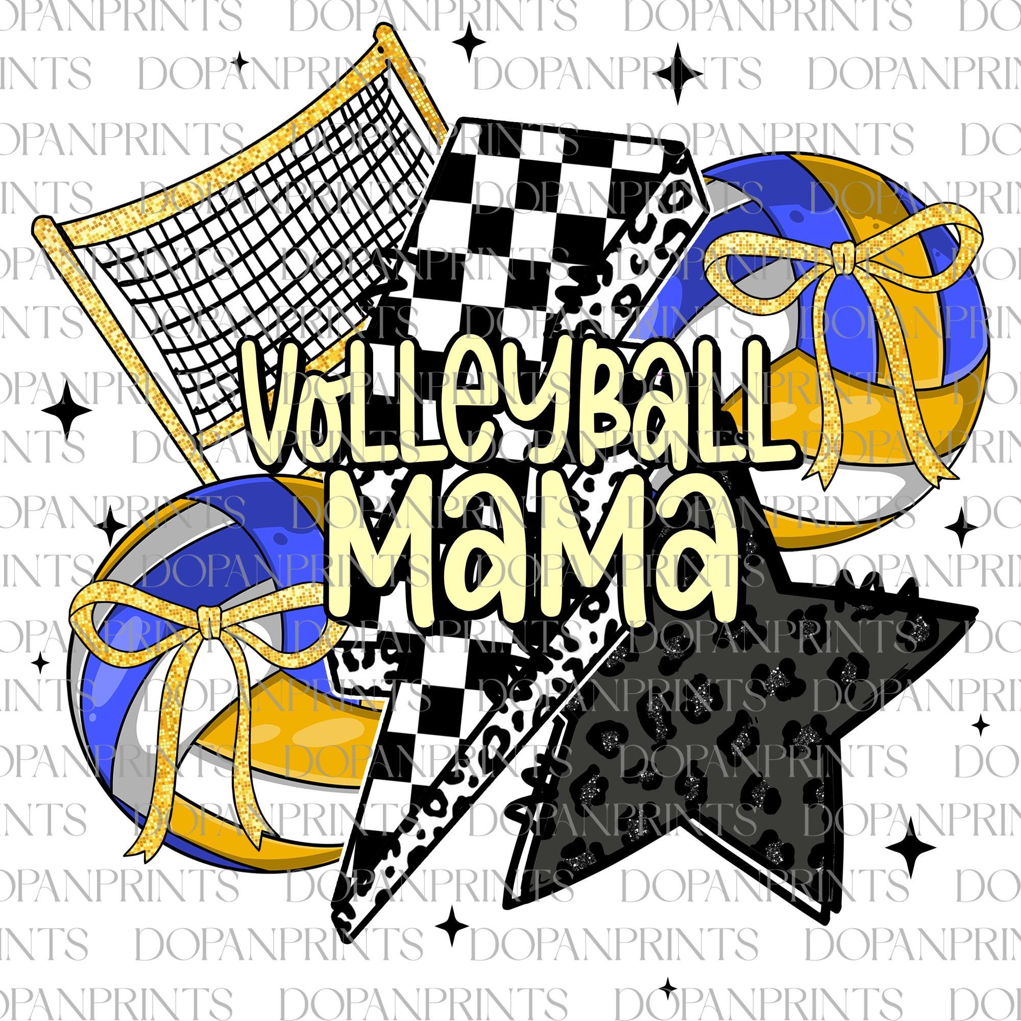 Volleyball Mama Coquette PNG, Volleyball Coquette Png, Leopard Game Day, Retro Checkered Volleyball Png, Volleyball Mom Png, Team Spirit Png