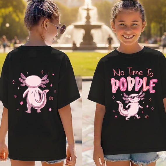 2 Sides No Time To People Png, Funny Axolotl PNG, Cute Introvert Humor Animal Shirt, Cute Axolotl Teacher Student Summer Break Sublimation