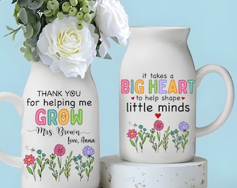 Paquete de profesor personalizado Png, Gracias por ayudarme a crecer Png, Maceta de flores Png, Gracias profesor, Vida del profesor Png, Agradecimiento al profesor