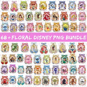 68+ Cartoon PNG Clipart Bundle, Prinzessin Coquette Bow Digitales Papier, lustige Cartoon Freunde Sublimation, Familienreise Png, Familienurlaub