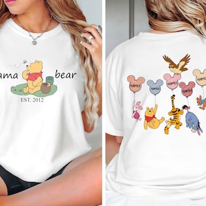 Custom Mama Bear Est.2024 Png, Mama With Kid Name on Sleeve Png, Happy Mother&#39;s Day, Mama Est Sweatshirt, Retro Mama Bear Png, Gift For Mom