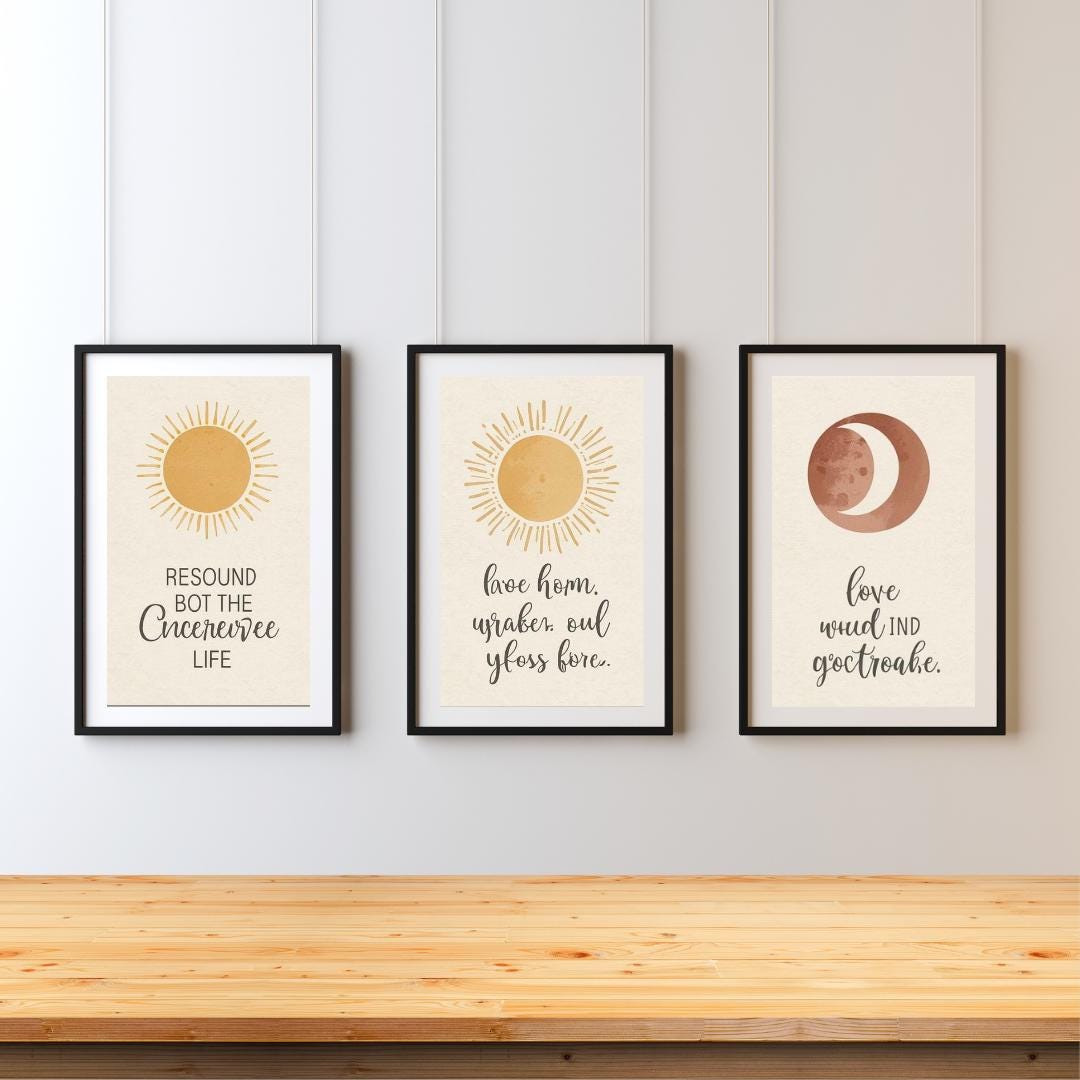 How It Works Printable Sign | Digital Download Wall Art Guide | Print ...