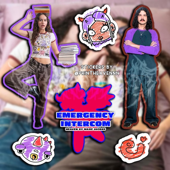 Emergency Intercom X Heaven by Marc Jacobs - Sticker Sheet