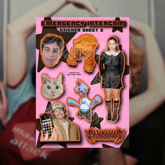 EMERGENCY INTERCOM - Sticker Sheet 2