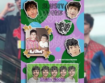 SLUSHY NOOBZ - Sticker Sheet 2