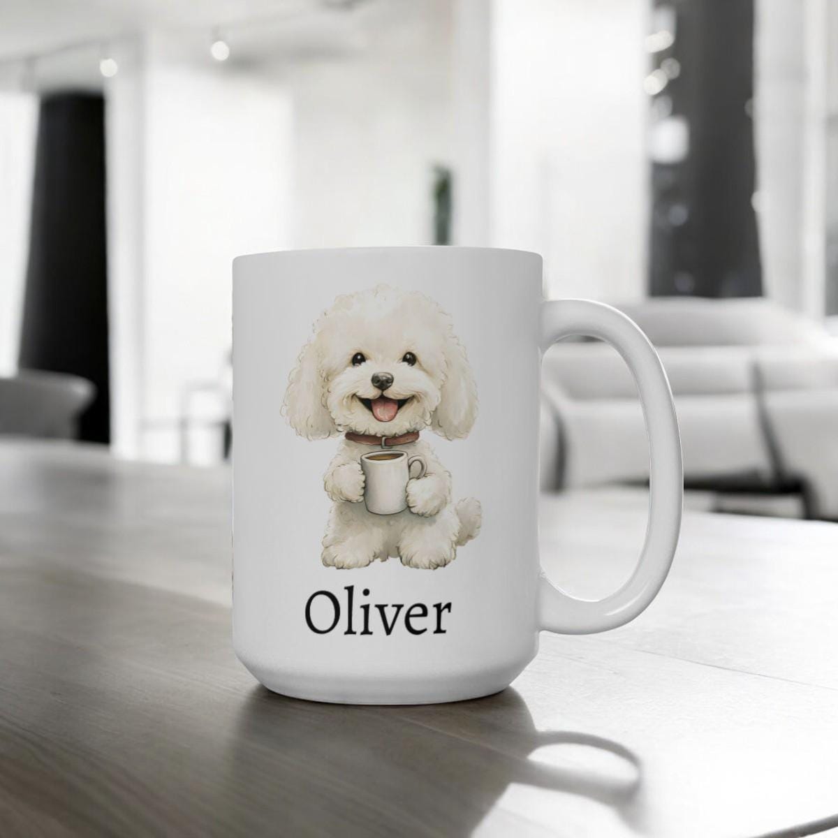 Toy poodle cup - Etsy México, image size:1200x1200