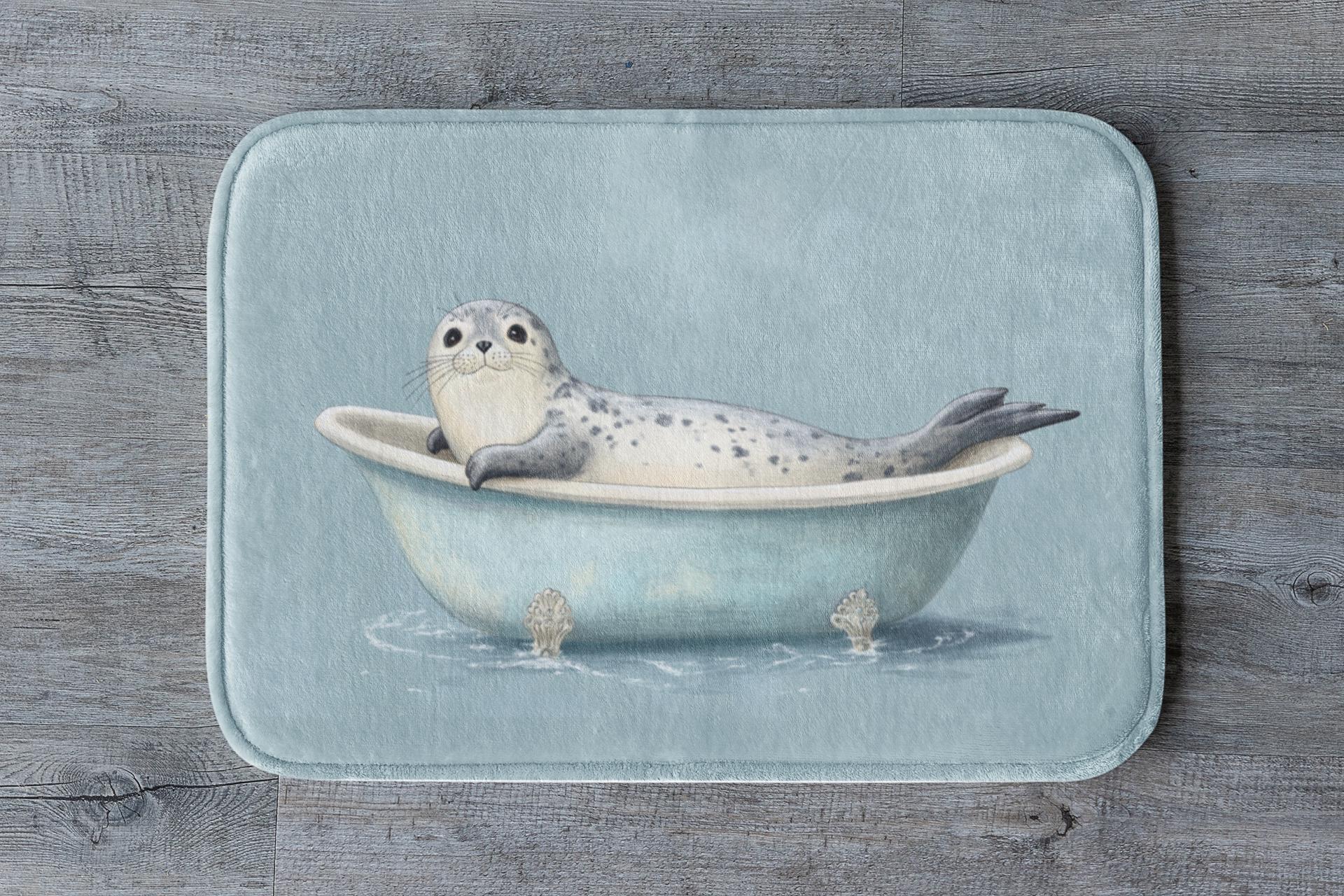 Seal Gifts Decke Für Robbenliebhaber – 127 X 165 Cm, Aus Weichem Flanell, Perfekt Als Geschenk