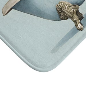 Tapis de bain chat, tapis de salle de bain animaux mignons, cadeau drôle d'amant de chat, tapis de douche fantaisiste de décoration de chaton antidérapant, accent unique de salle de bain confortable pour chat image 9