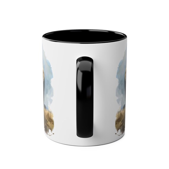 16 oz coffee mug ceramic Custom 16 oz. Ceramic Bistro LazerMug main image 0