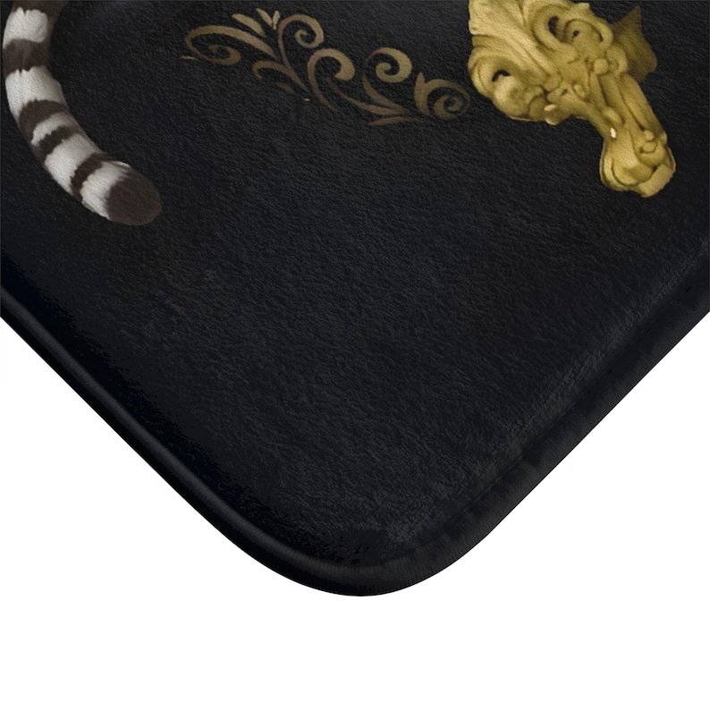 White Tiger Bath Mat, Tiger in Bathtub, Unique Bathroom Rug, Animal Lover Gift, Jungle Bathroom Decor, Cute Bath Mat, Housewarming Gift image 6