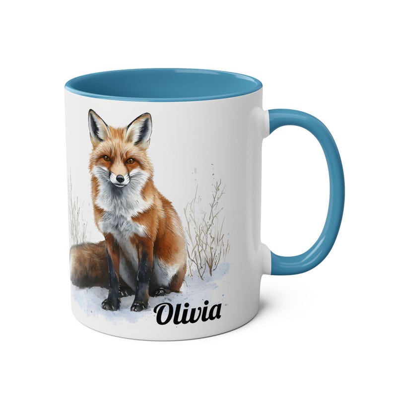 CAIJ 3D Fuchs Tasse – Süße Keramik-Kaffeetasse Mit Fuchsschwanz-Griff, 360 Ml