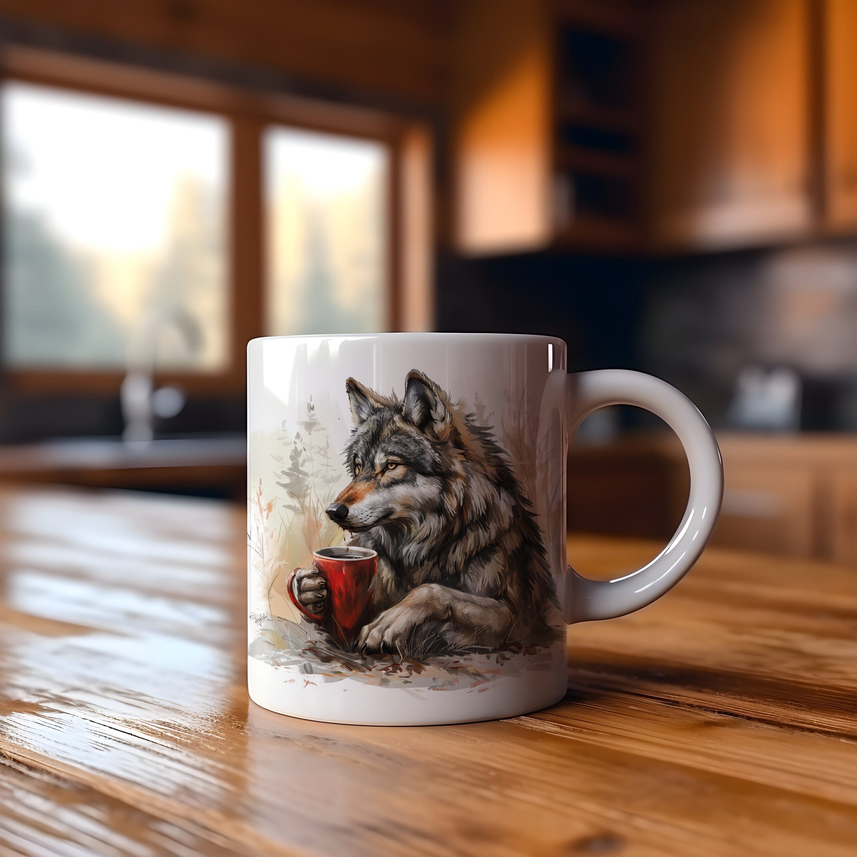 Wolf mugs discount