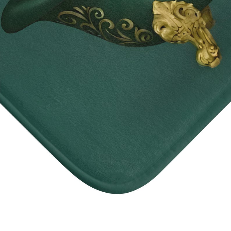 Tapis de bain chat noir, chat drôle dans la baignoire, cadeau pour amoureux des chats, déco gothique de salle de bain, tapis de bain sorcière, tapis de bain mignon, cadeau de pendaison de crémaillère unique image 6