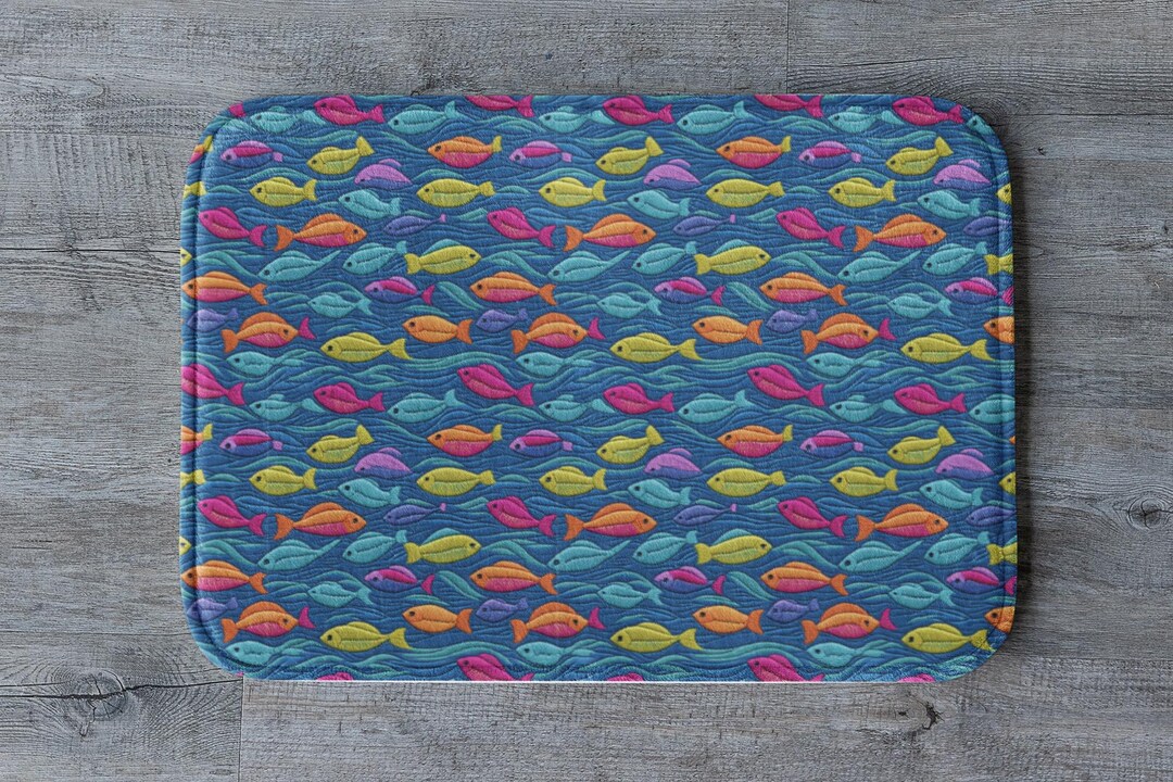 Batela Fish Bath Mat main image 1