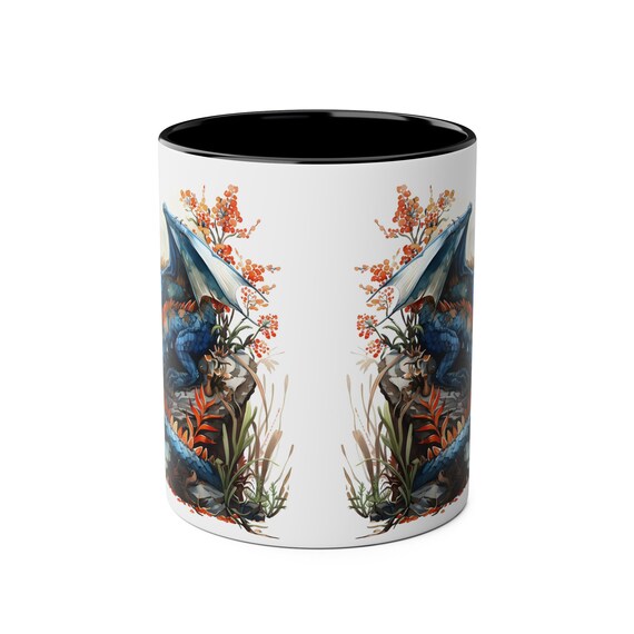 ドラゴンコーヒーカップ、11オンスセラミックドラゴンマグ、芸術的な