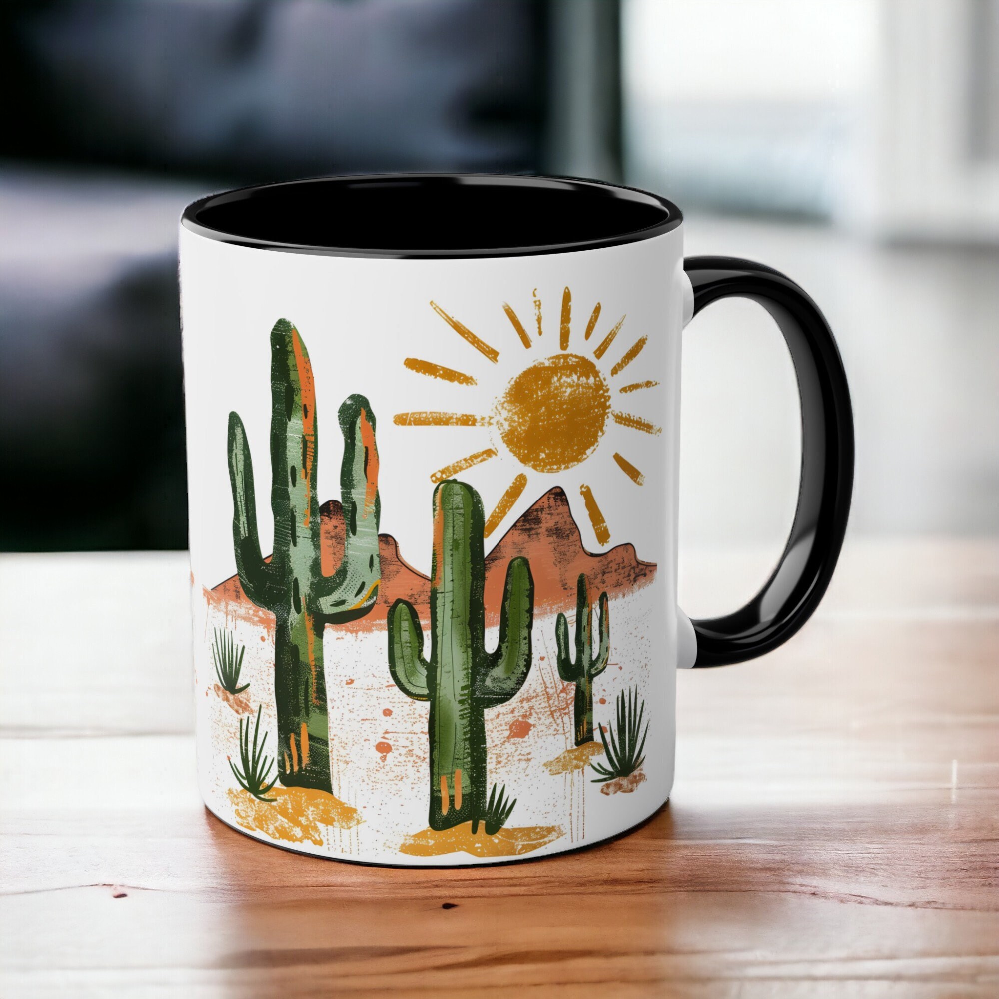 Desert Mug, Ceramic Cactus Cup, Mug, Desert Themed Coffee Cup, Desert Lover  Gift, Arizona Landscape Mug, Nature Lover Gift, Cactus Gift - Etsy
